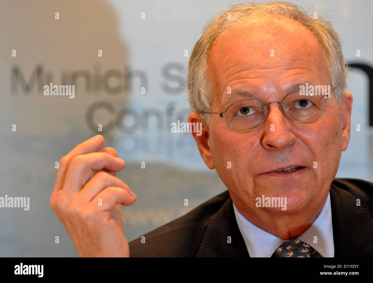 FILE - A file photo dated 26 January 2011 shows the chairman of the Munich Security Conference Wolfgang Ischinger at a press conference in Munich, Germany. Since US President Barack Obama has nominated his foreign policy team, former ambassador in Washingten Wolfgang Ischinger calls for strong political impetus by the United States. Photo: Frank Leonhardt Stock Photo