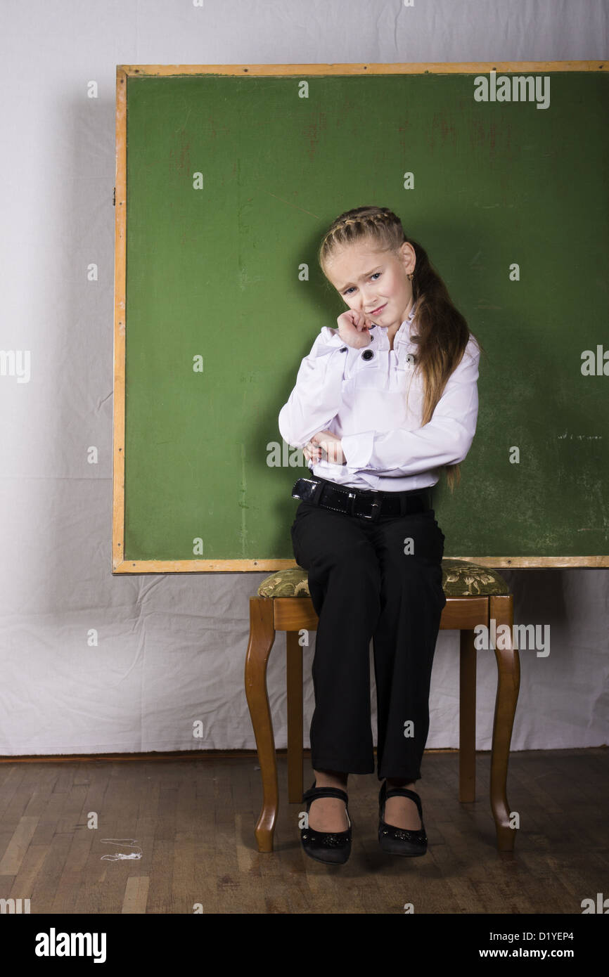 Blonde Schoolgirl Nailed by Her Teacher Inside Class Room
