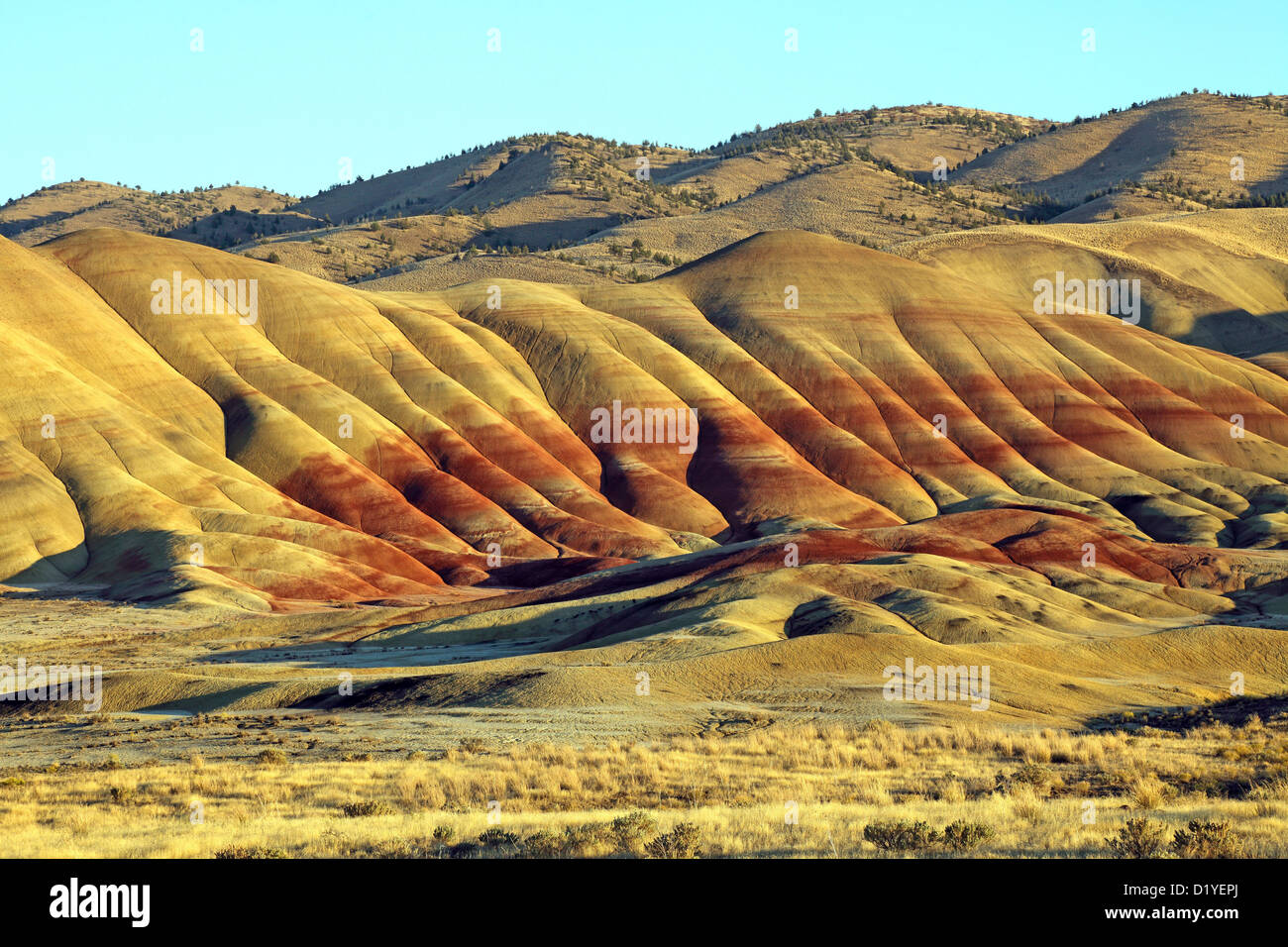 John Day Fossil Beds National Monument, Painted Hills, John Day Fossil Bed NM, OR, USA Stock Photo