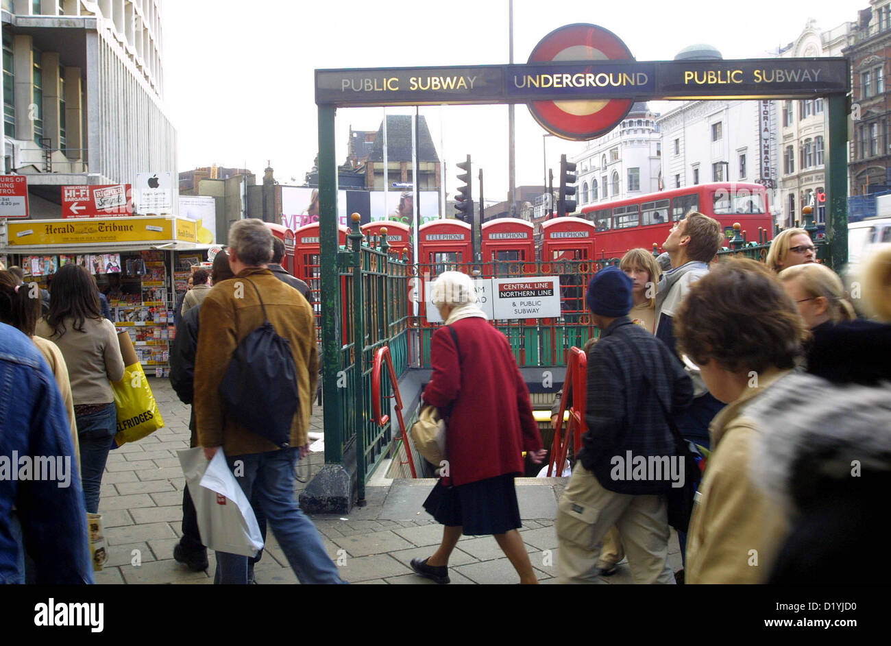 Rush hour in London Stock Photo