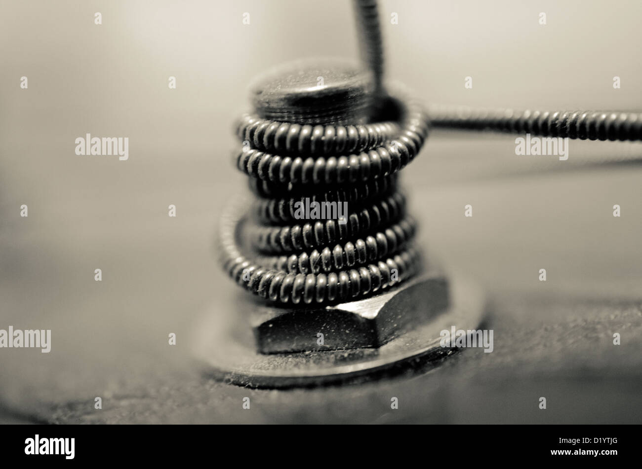 Guitar tuning peg or tuning key Stock Photo Alamy