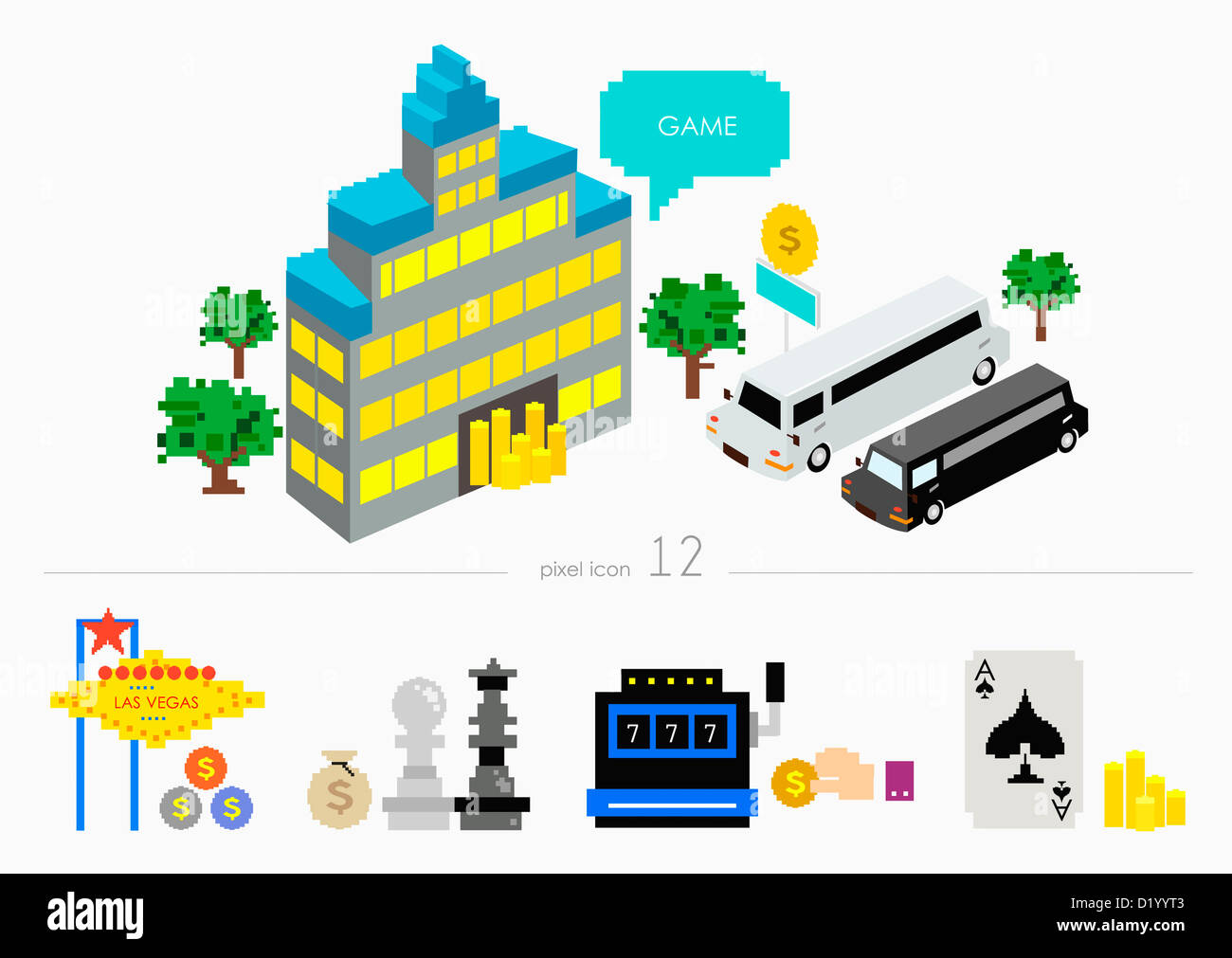 symbols of game Stock Photo Alamy