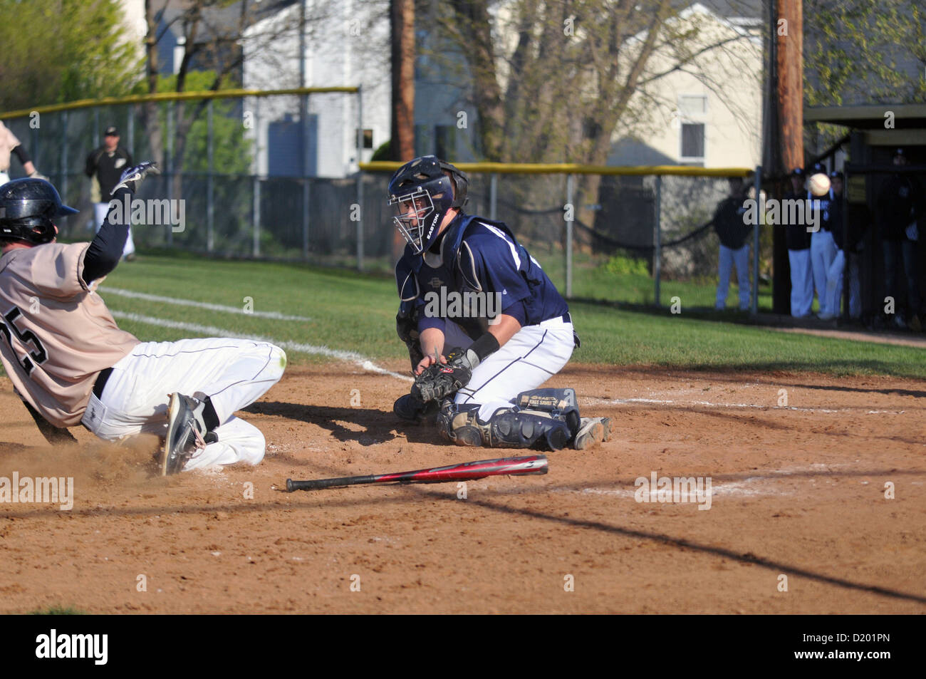 Baserunner slide sliding hires stock photography and images Alamy