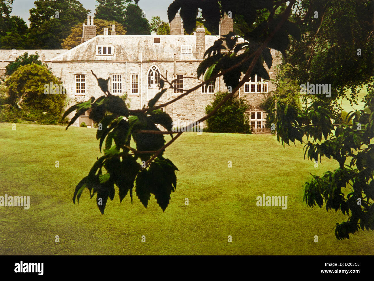View of manor house Prideaux Place, Padstow, Devon, Southern England, Great Britain, Europe Stock Photo