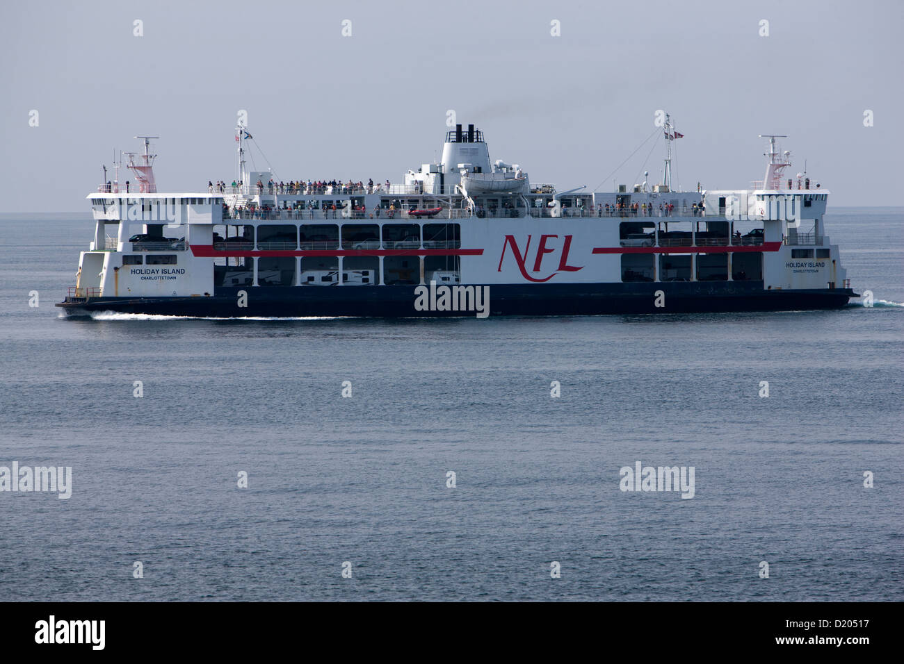 The NFL "Holiday Island" ferry off Prince Edward Island, Canada Stock