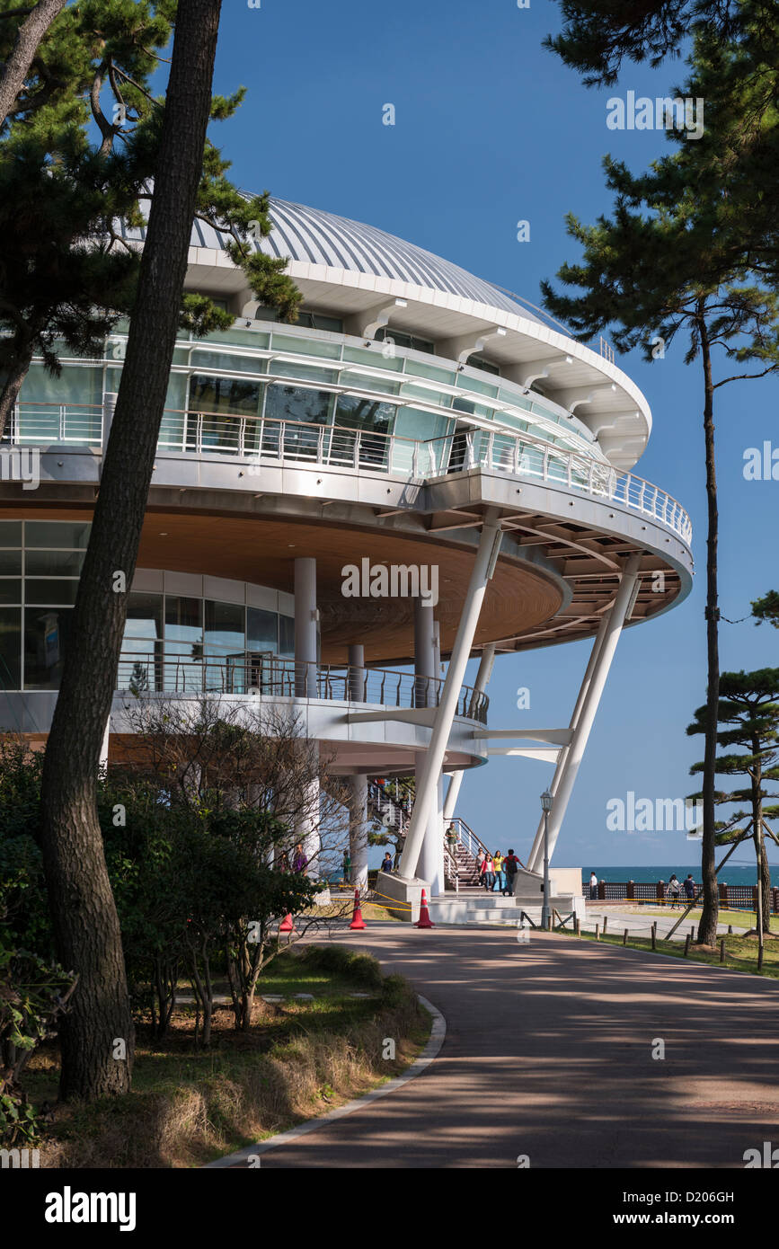 Nurimaru APEC House, Busan, South Korea Stock Photo