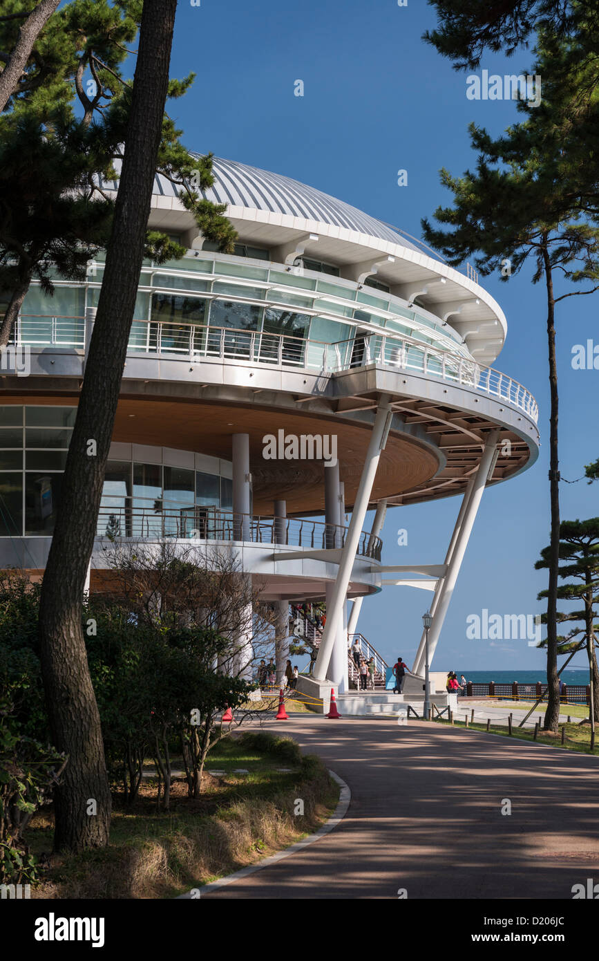 Nurimaru APEC House, Busan, South Korea Stock Photo