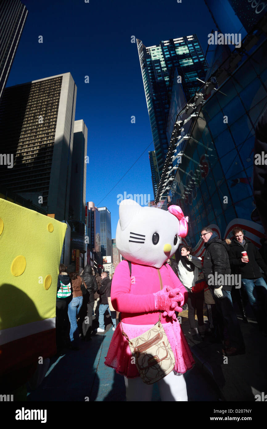 Kitty Says Hello Again to Times Square - The New York Times