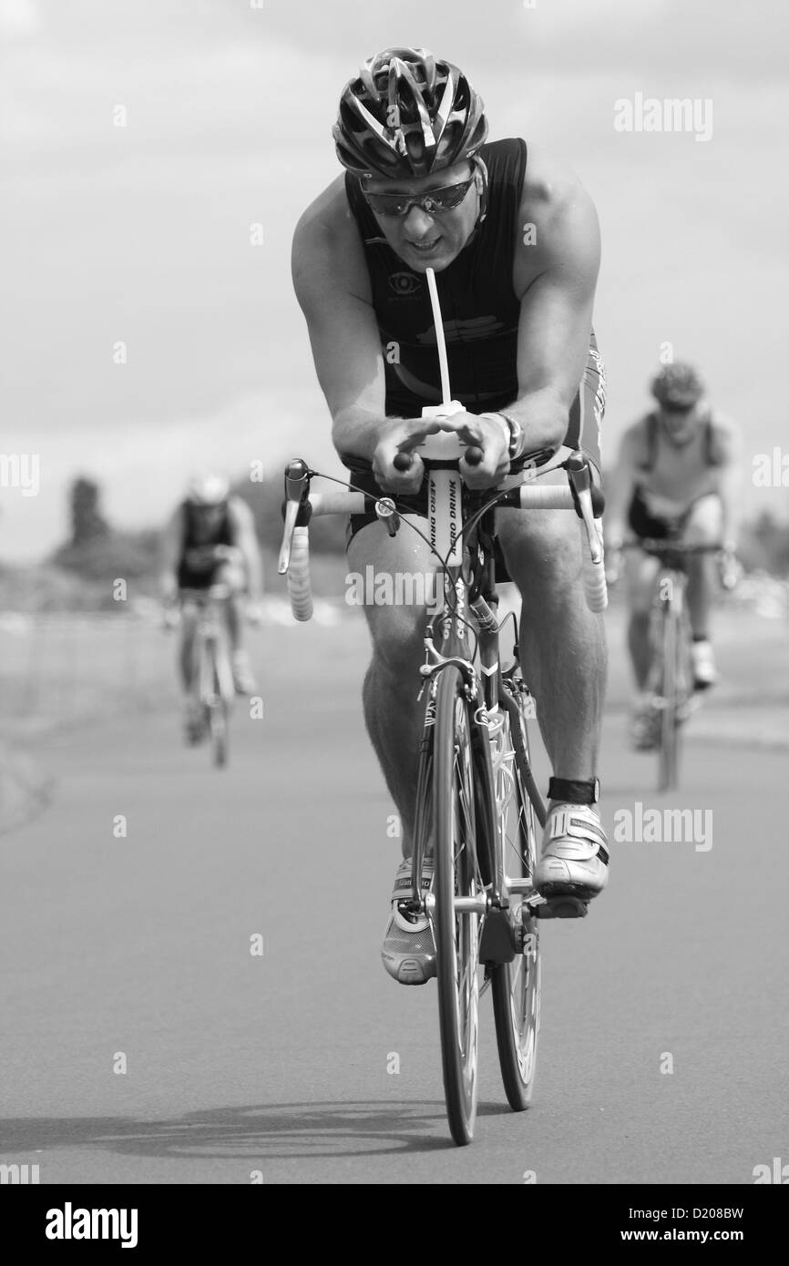 Triathlon Black and White Stock Photos & Images Alamy