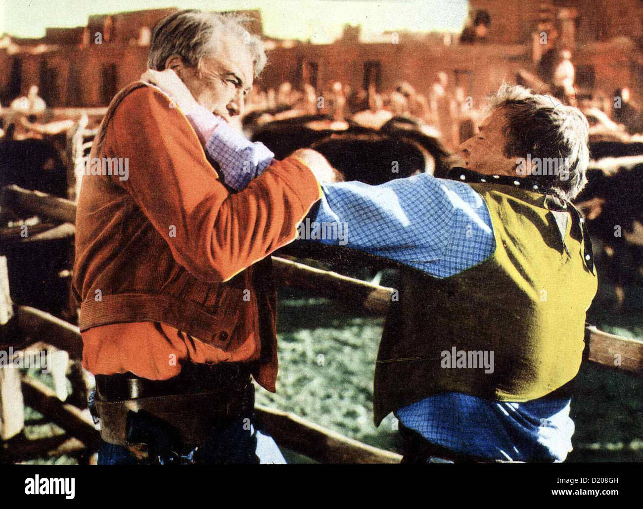 Der Mann Aus Laramie Man From Laramie, James Stewart Will Lockhart (James Stewart,l) verlaesst