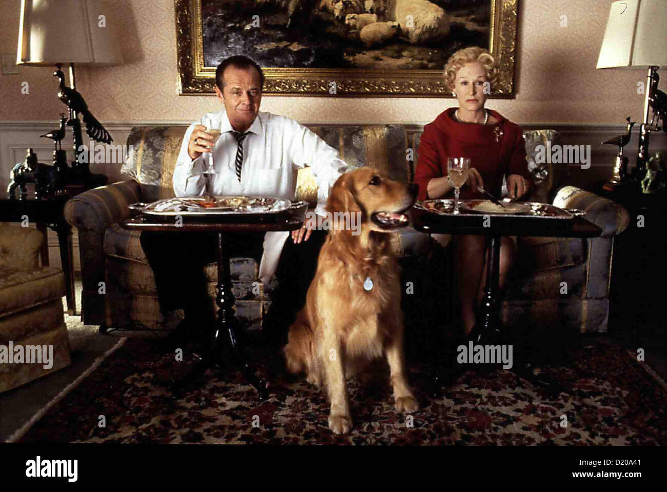 Mars Attacks!  Mars Attacks!  James Dale/Art Land (Jack Nicholson), Marsha Dale (Glenn Close). *** Local Caption *** 1996 Warner Stock Photo