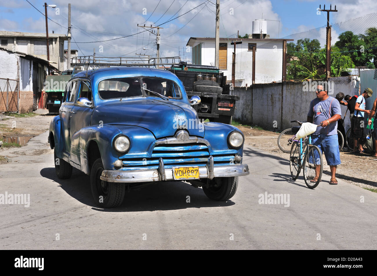 Old car, Santa Clara, Cuba Stock Photo Alamy