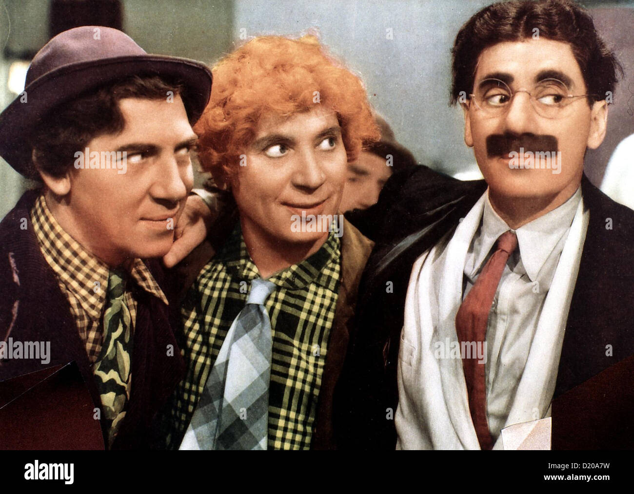 Die Marx-Brothers Im Zirkus  Marx Brothers: At Circus  Chico Marx, Harpo Marx, Groucho Marx Anwalt Loophole (Groucho Marx) und Stock Photo