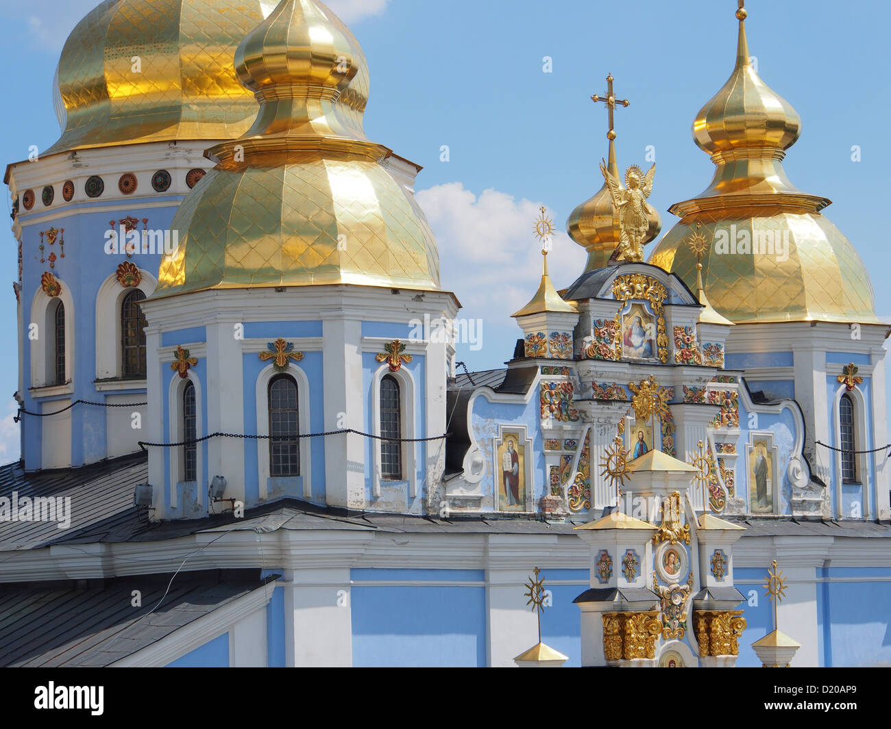 St. Michael's Golden Domed Monastery in Kiev, Ukraine Stock Photo