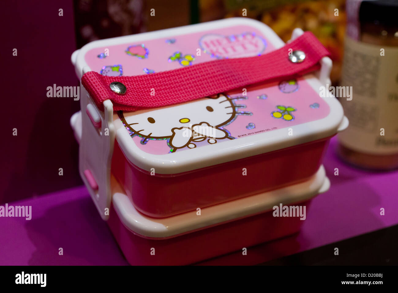 Hello Kitty bento box Stock Photo