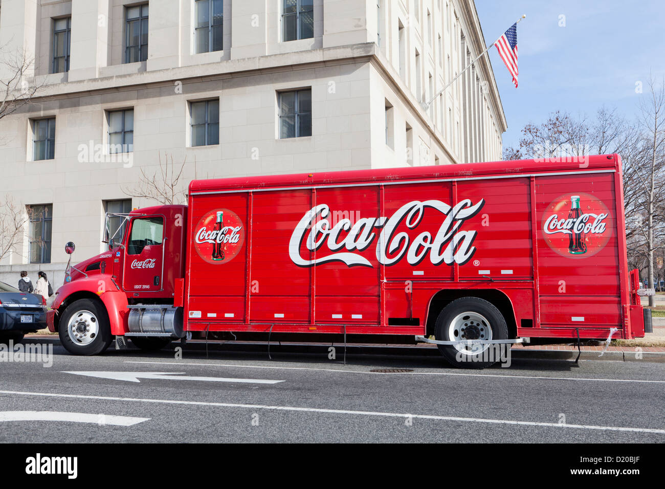 Coca-Cola delivery truck - USA Stock Photo