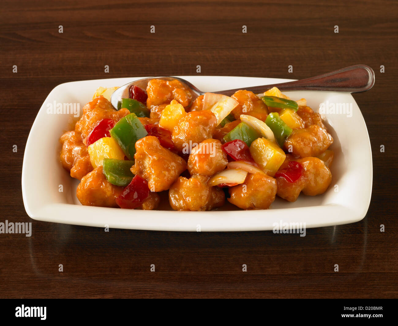 Sweet and sour chicken Stock Photo