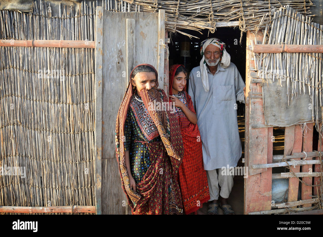 Fakirani Jat tribe in Kutch, India Stock Photo