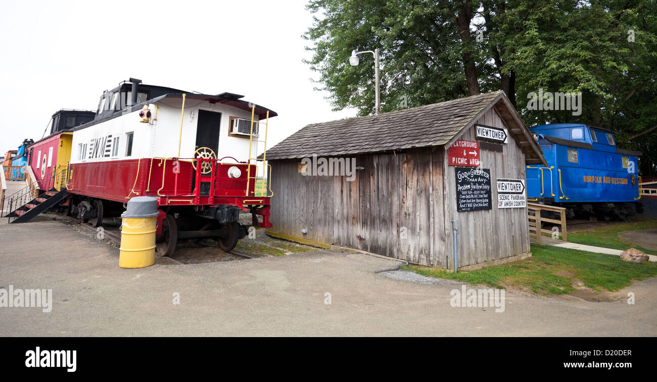 The Red Caboose Motel and Restaurant, Lancaster County, Pennsylvania