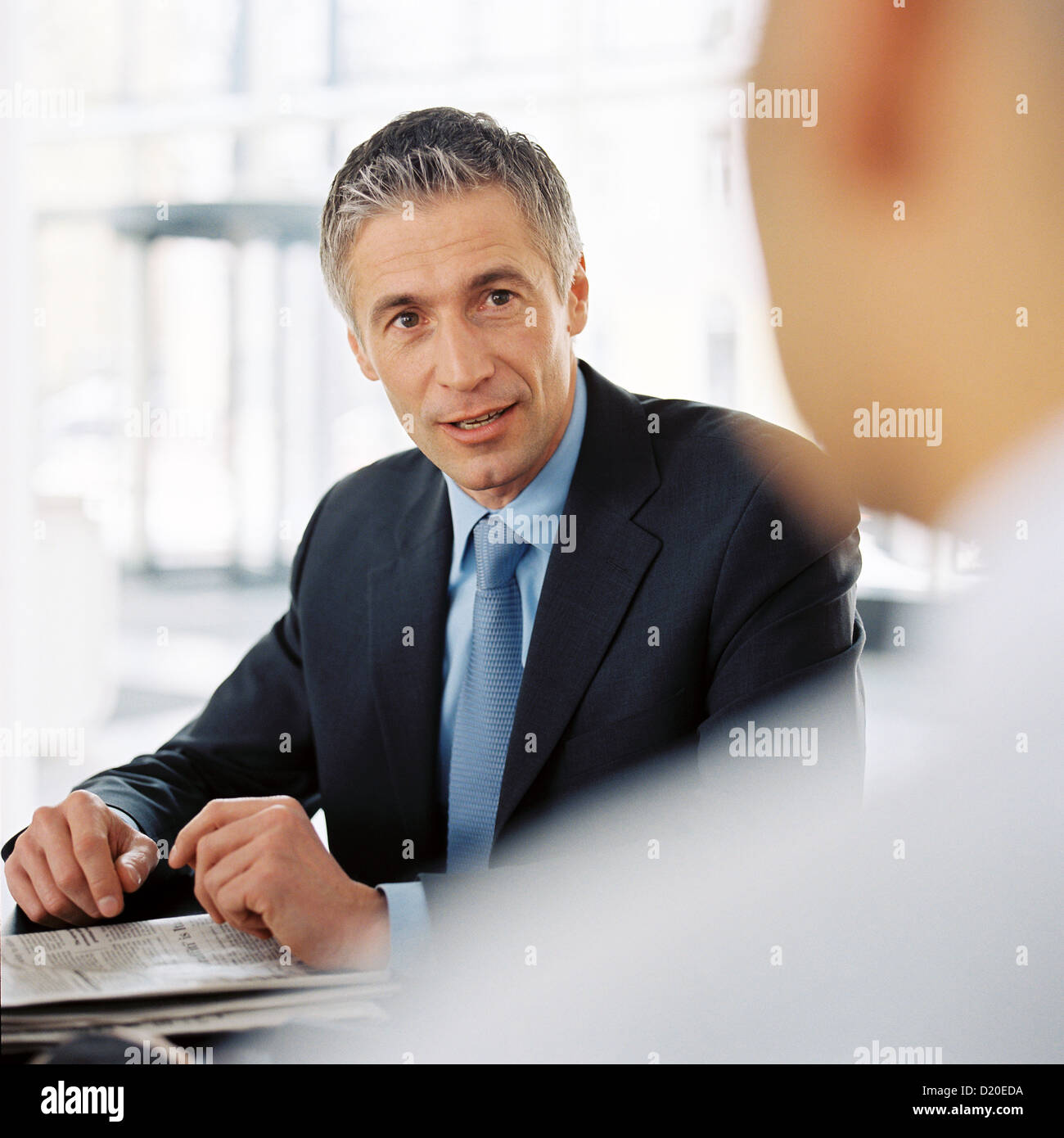 Business people in meeting License free except ads and billboards Stock Photo