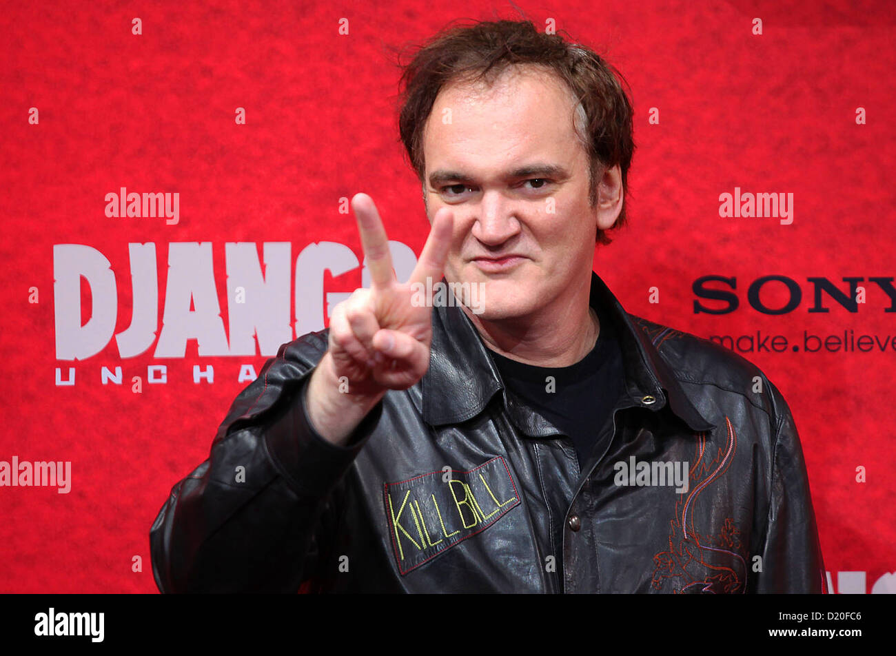 Director Quentin Tarantino attends to the Premiere of the film 'Django ...