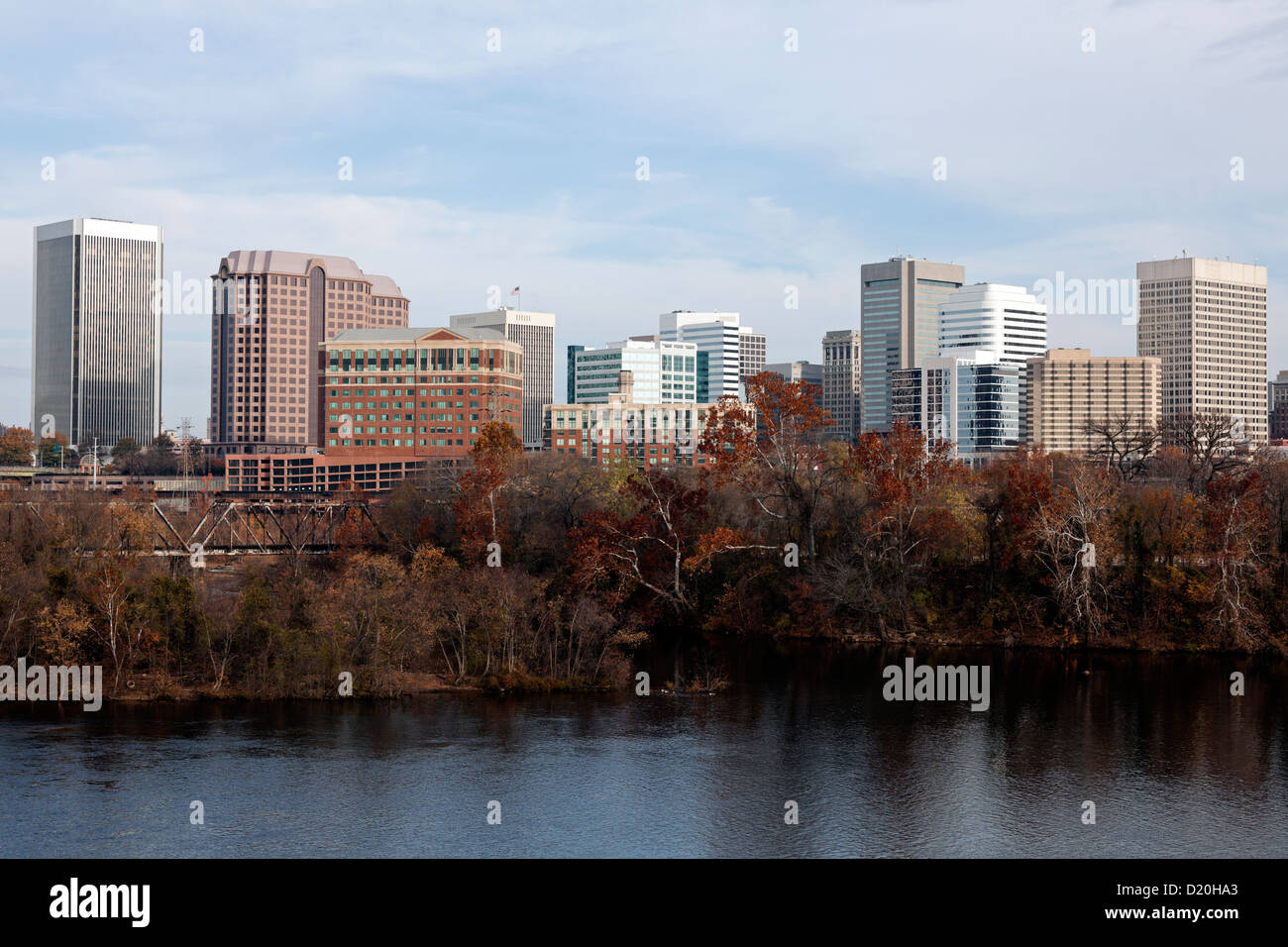 Panorama of Richmond, Virginia Stock Photo
