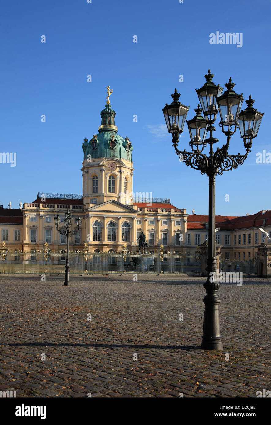Germany, Berlin, Charlottenburg, Charlottenburg Castle Stock Photo