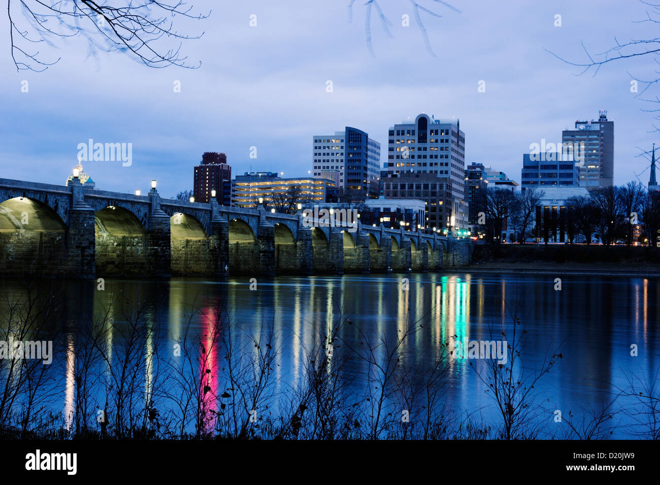 Sunrise in Harrisburg, Pennsylvania Stock Photo Alamy