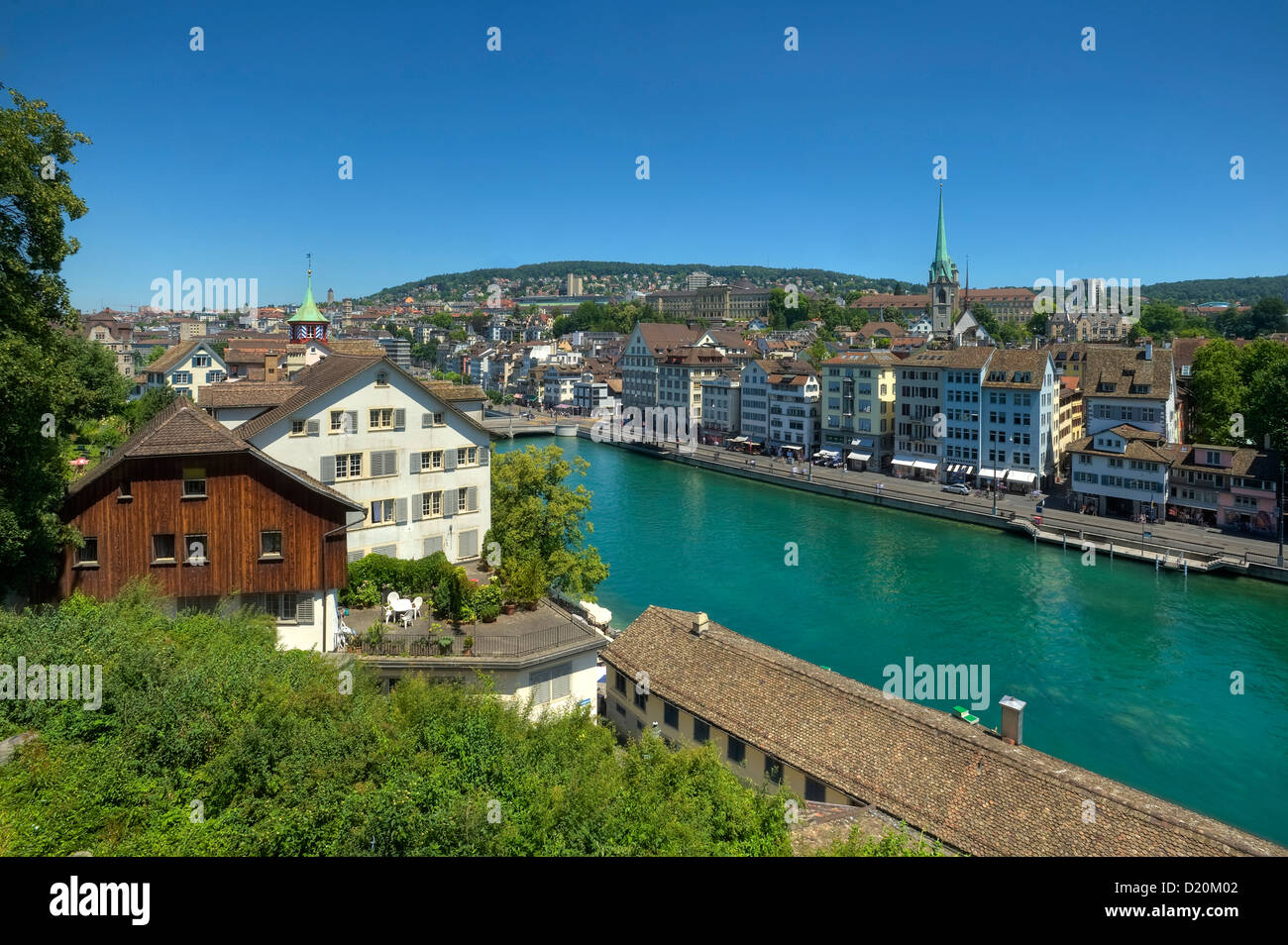 Zurich on the limmat hi-res stock photography and images - Alamy