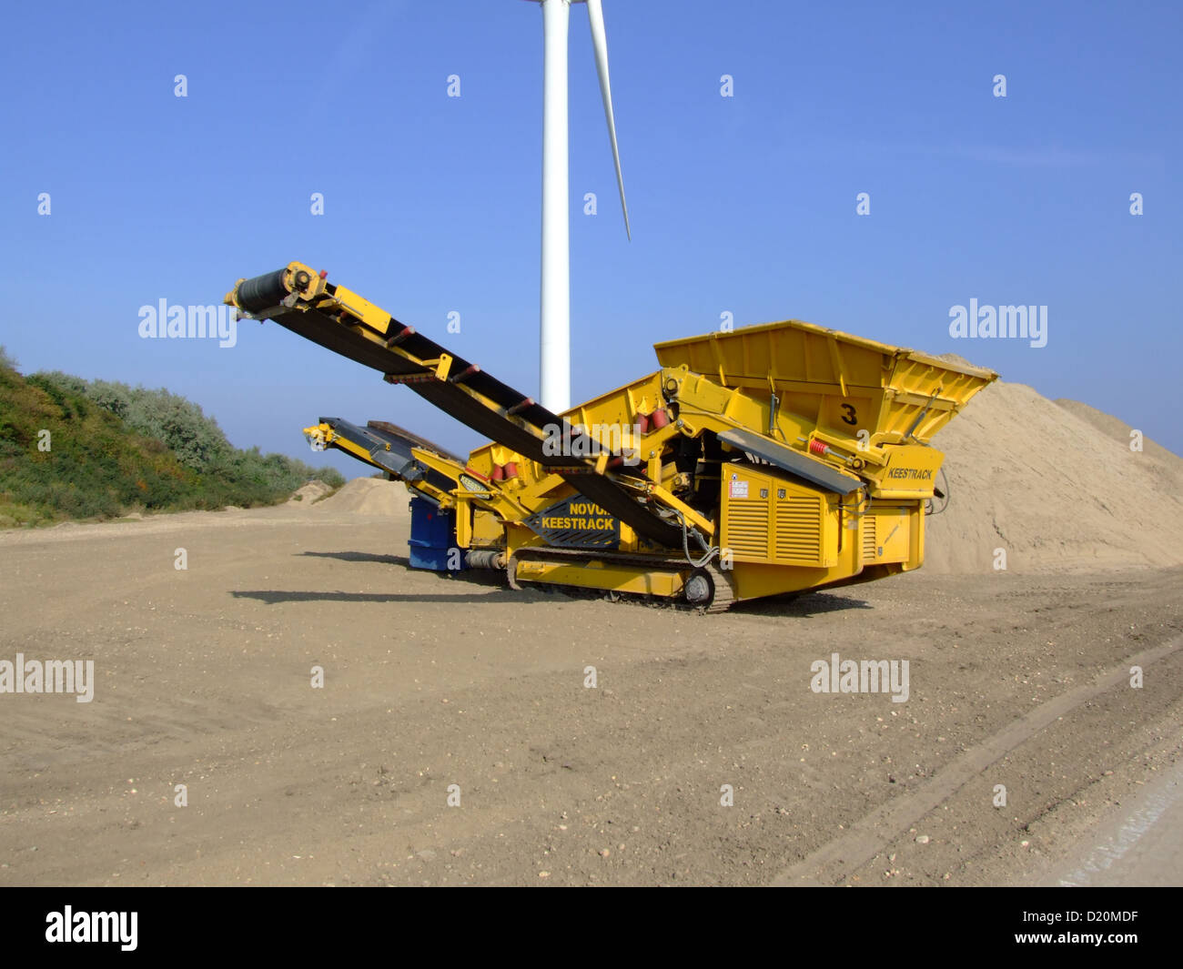 stone crusher in surface mine Stock Photo - Alamy