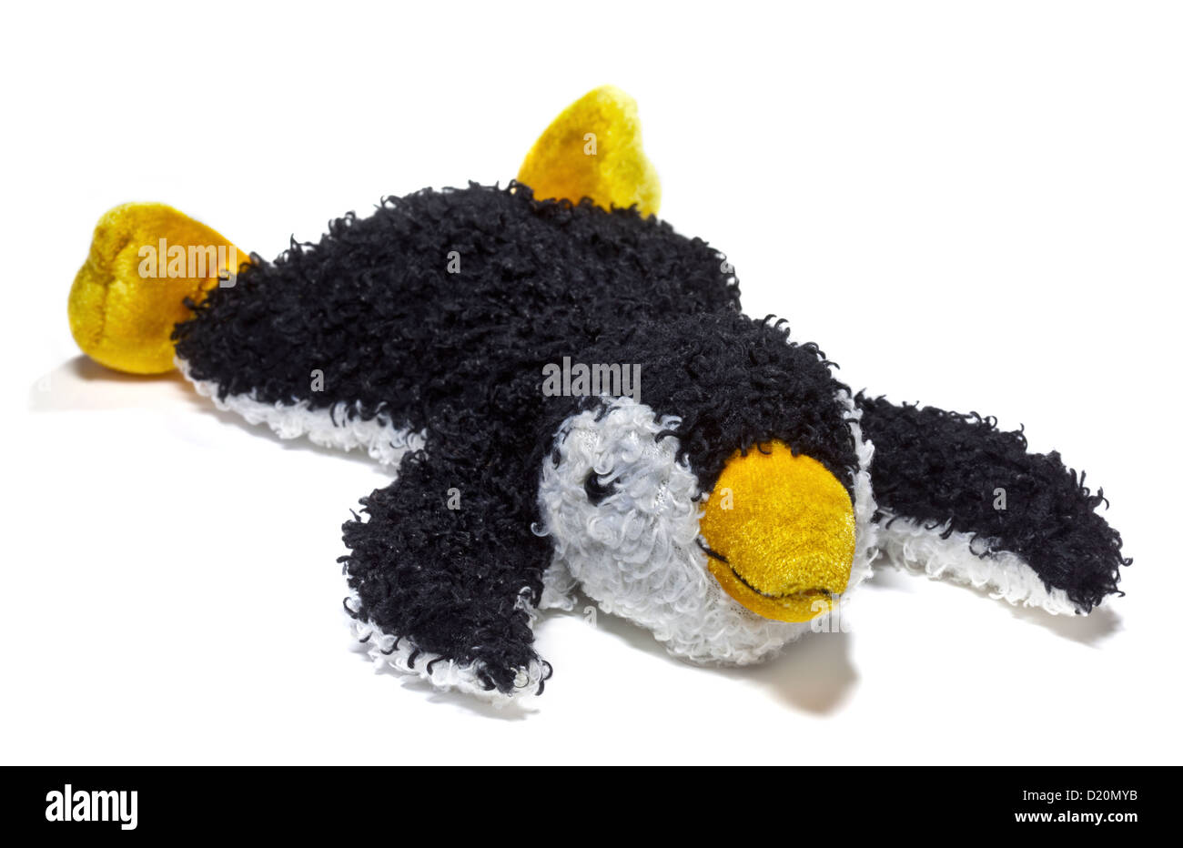 Plush Toy Beanie Penguin Stock Photo