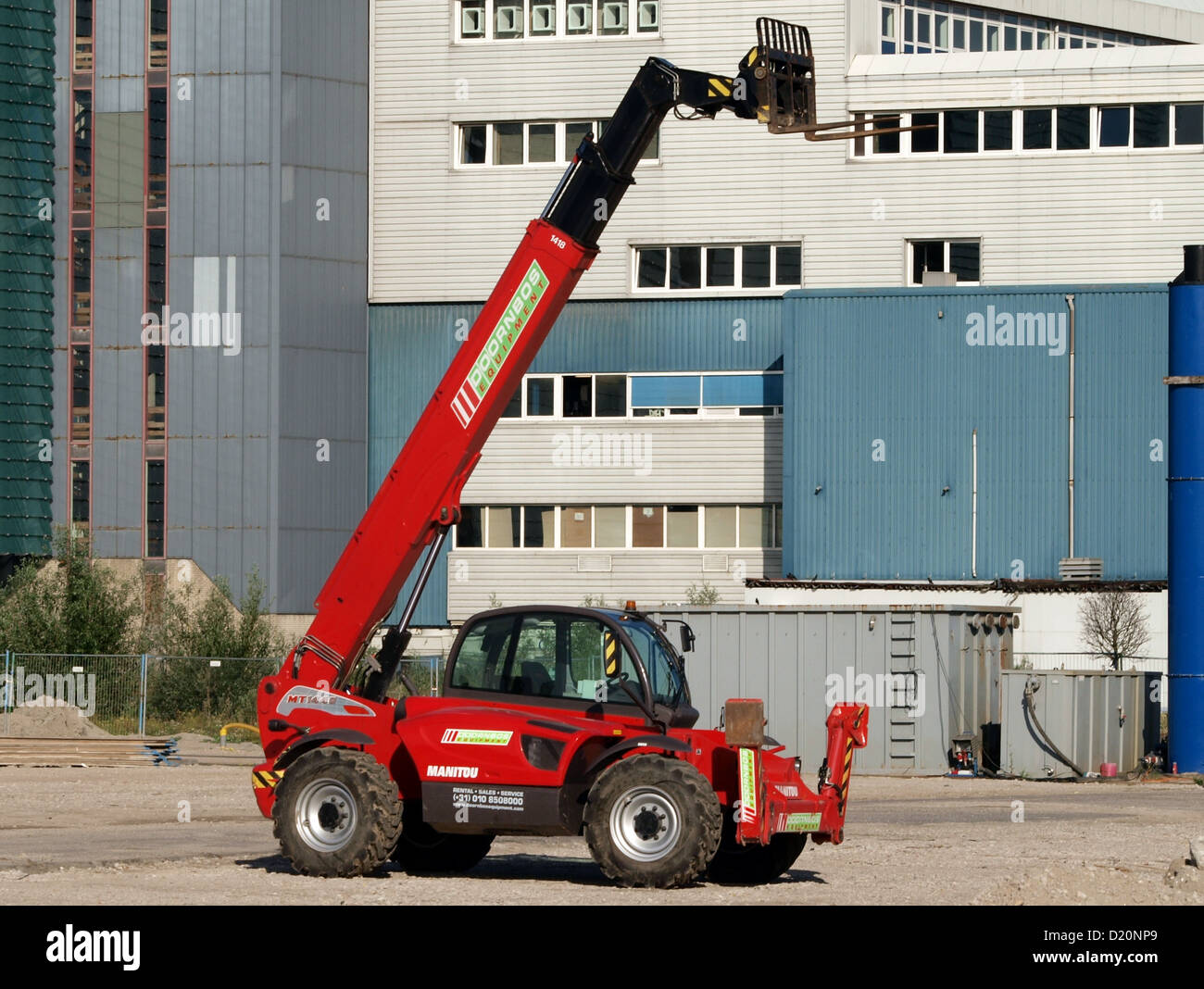 Manitou MT 1440 EP Telescopic Forklift Stock Photo Alamy