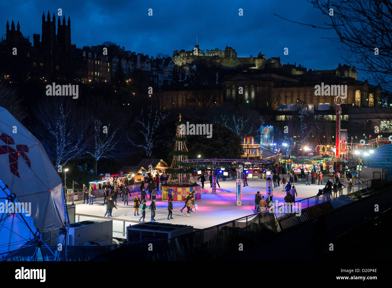 Edinburgh Christmas Market 2025 Ice Skating 2025 Caryl Quintilla
