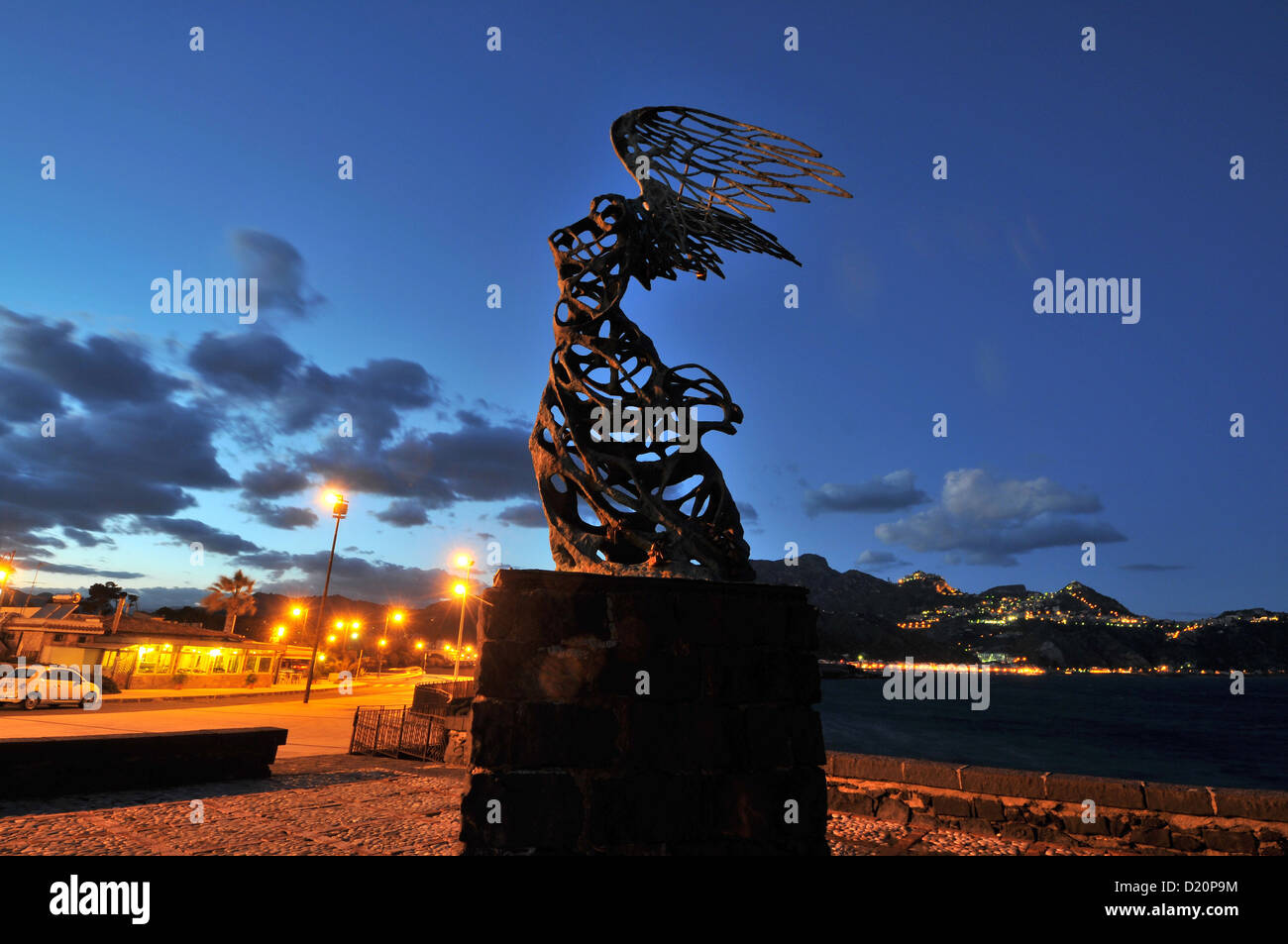 The Nike in Giardini Naxos, Sicily, Italy, Taormina, eastcoast, Sicily, Italy Stock Photo