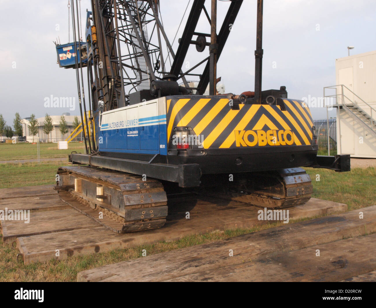 Kobelco KR.V1 mobile crane Stock Photo Alamy