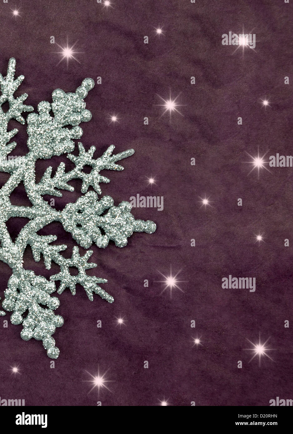 Silver Glitter Snowflakes Stock Photo - Download Image Now - Snowflake  Shape, Christmas Ornament, Silver Colored - iStock