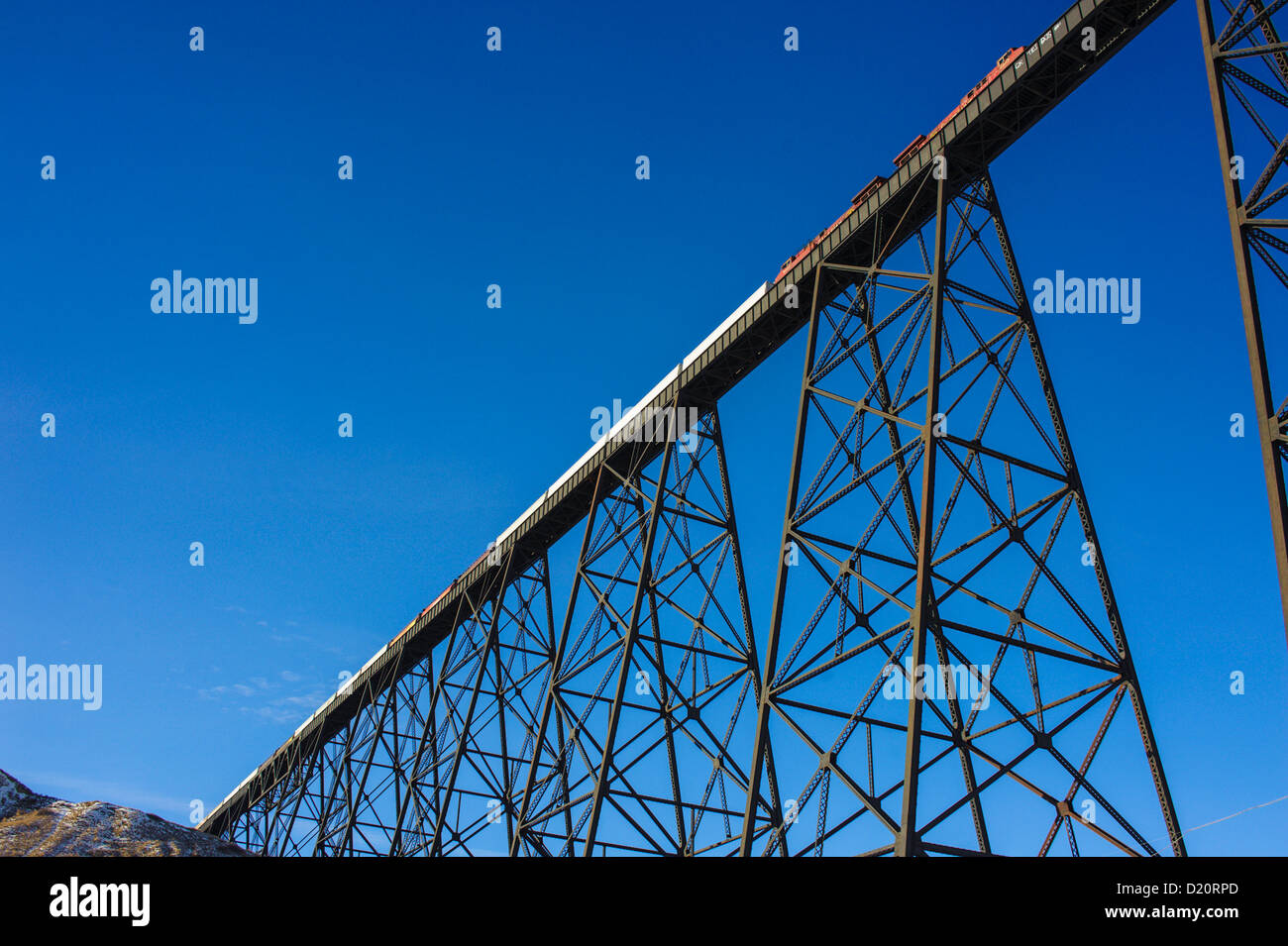 Lethbridge high level train bridge hires stock photography and images