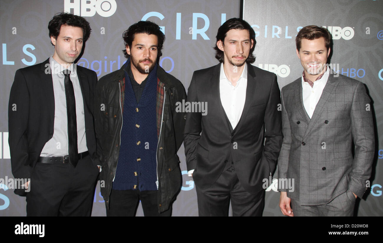 Jan. 9, 2013 - New York, New York, U.S. - Actors (L-R) ALEX KARPOVSKY ...