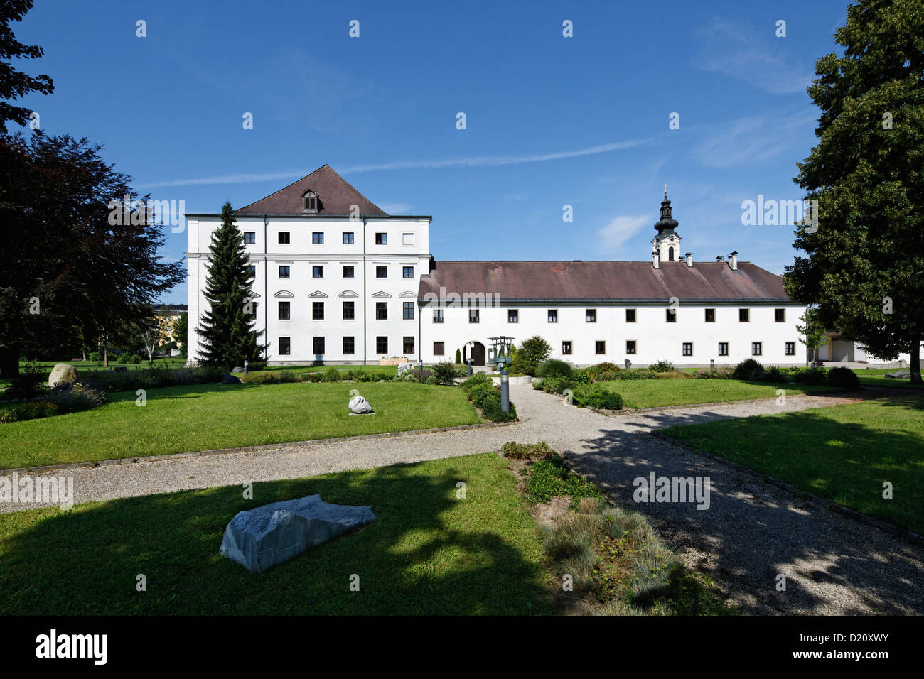 Austria, Upper Austria, View of castle  Zell an der Pram Stock Photo