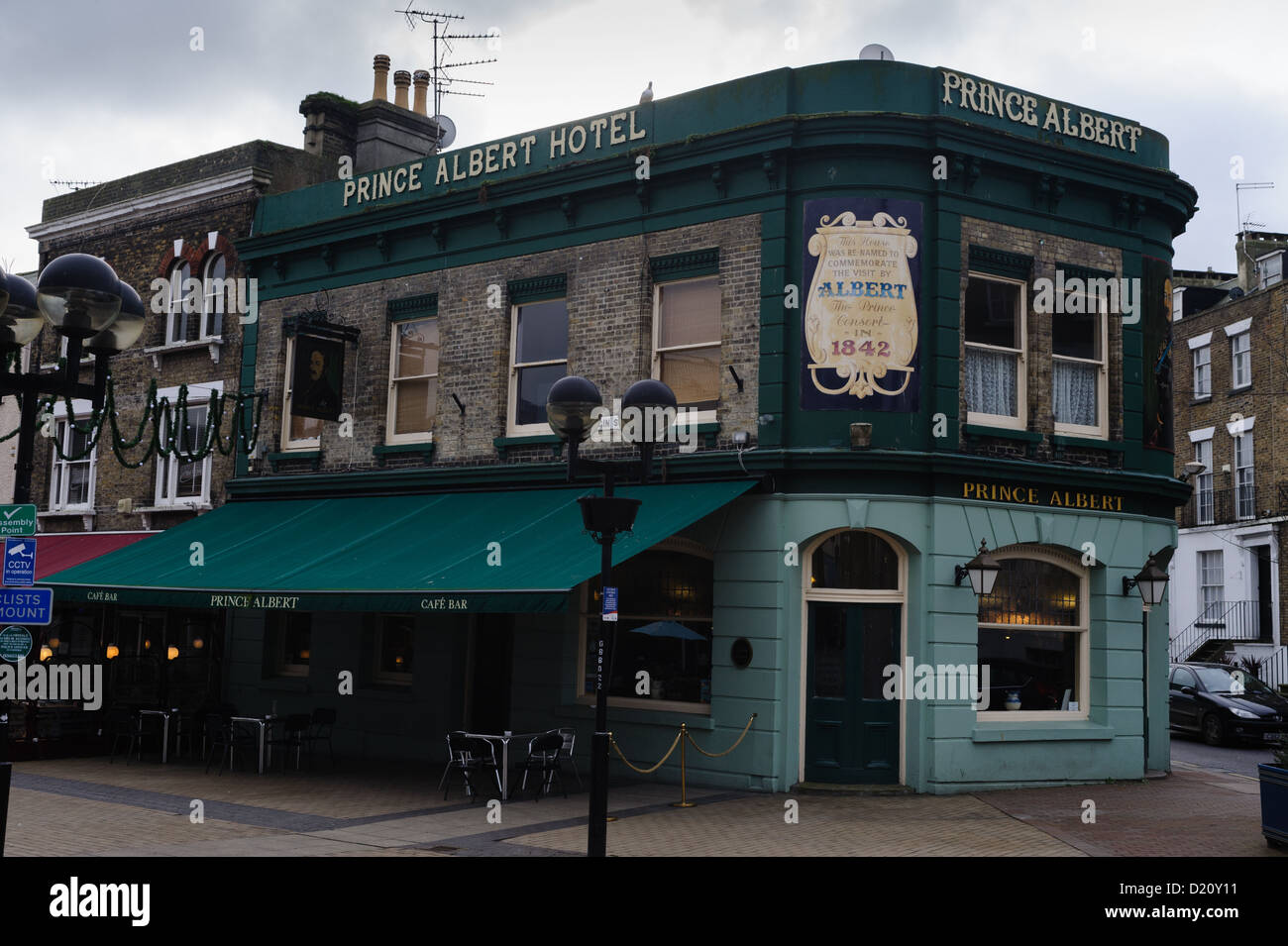 The Prince Albert Pub in Dover Stock Photo