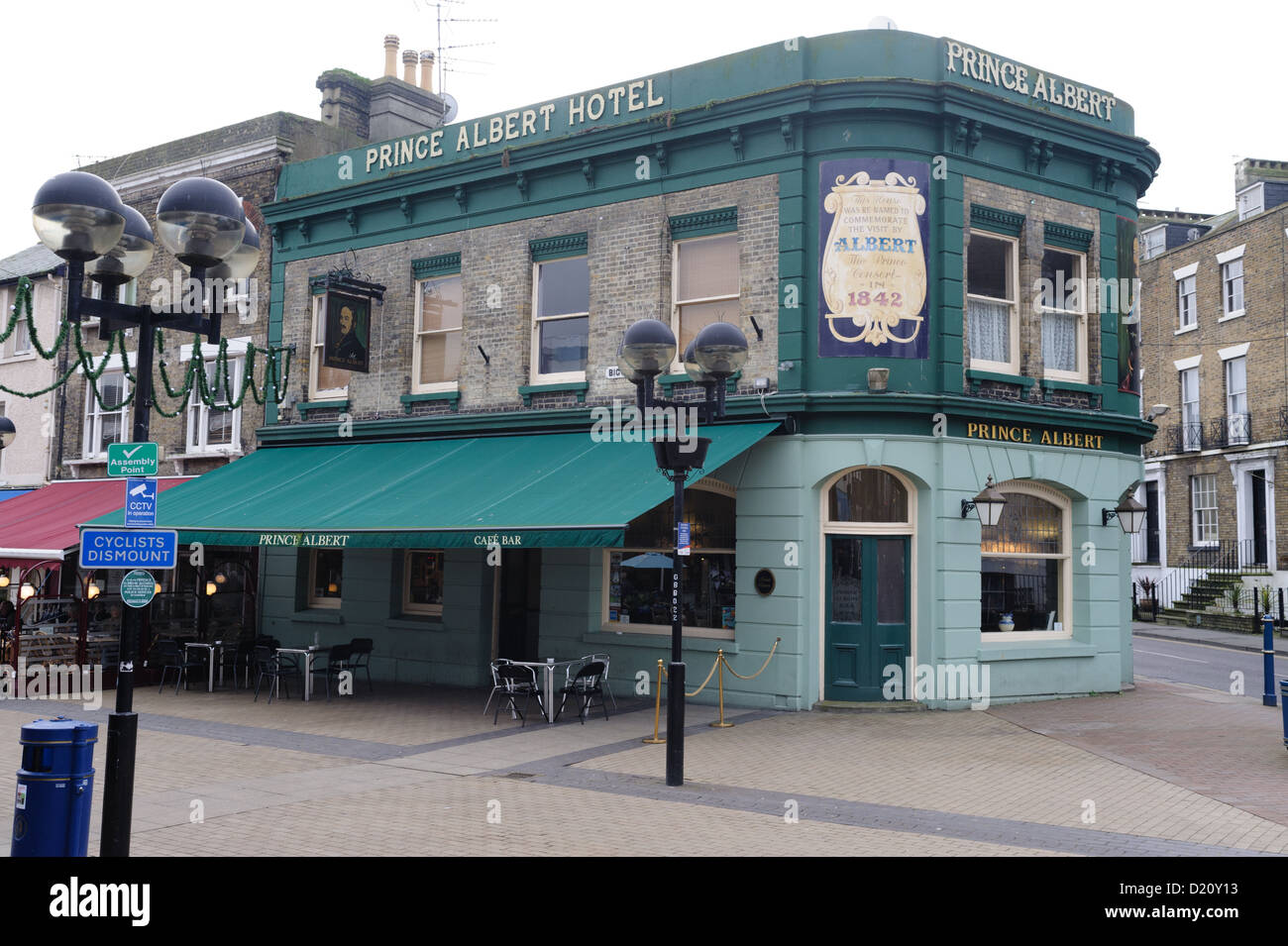 The Prince Albert Pub in Dover Stock Photo