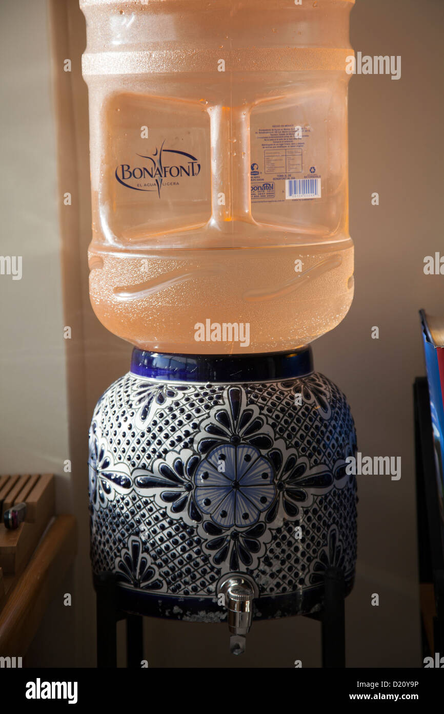 Bonafont Drinking Water in Plastic Container on Tap Stock Photo Alamy