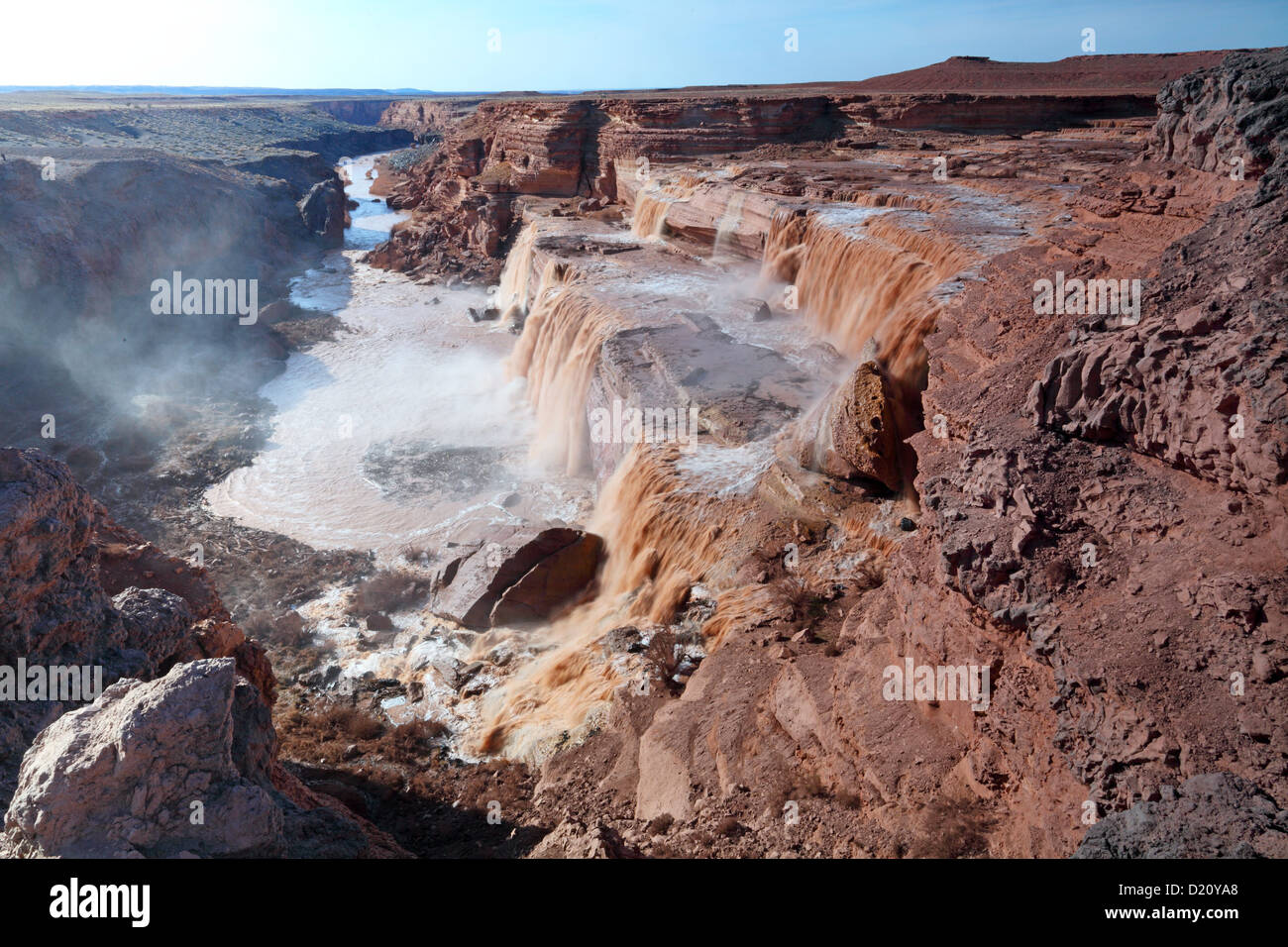 Grand Falls of Little Colorado River, Leupp, AZ, USA Stock Photo Alamy