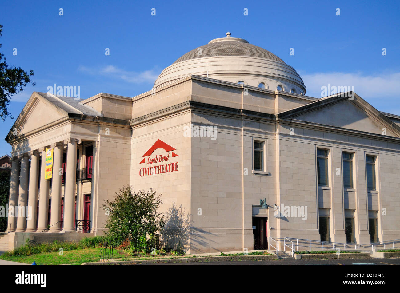 USA Indiana South Bend Civic Theatre. Stock Photo