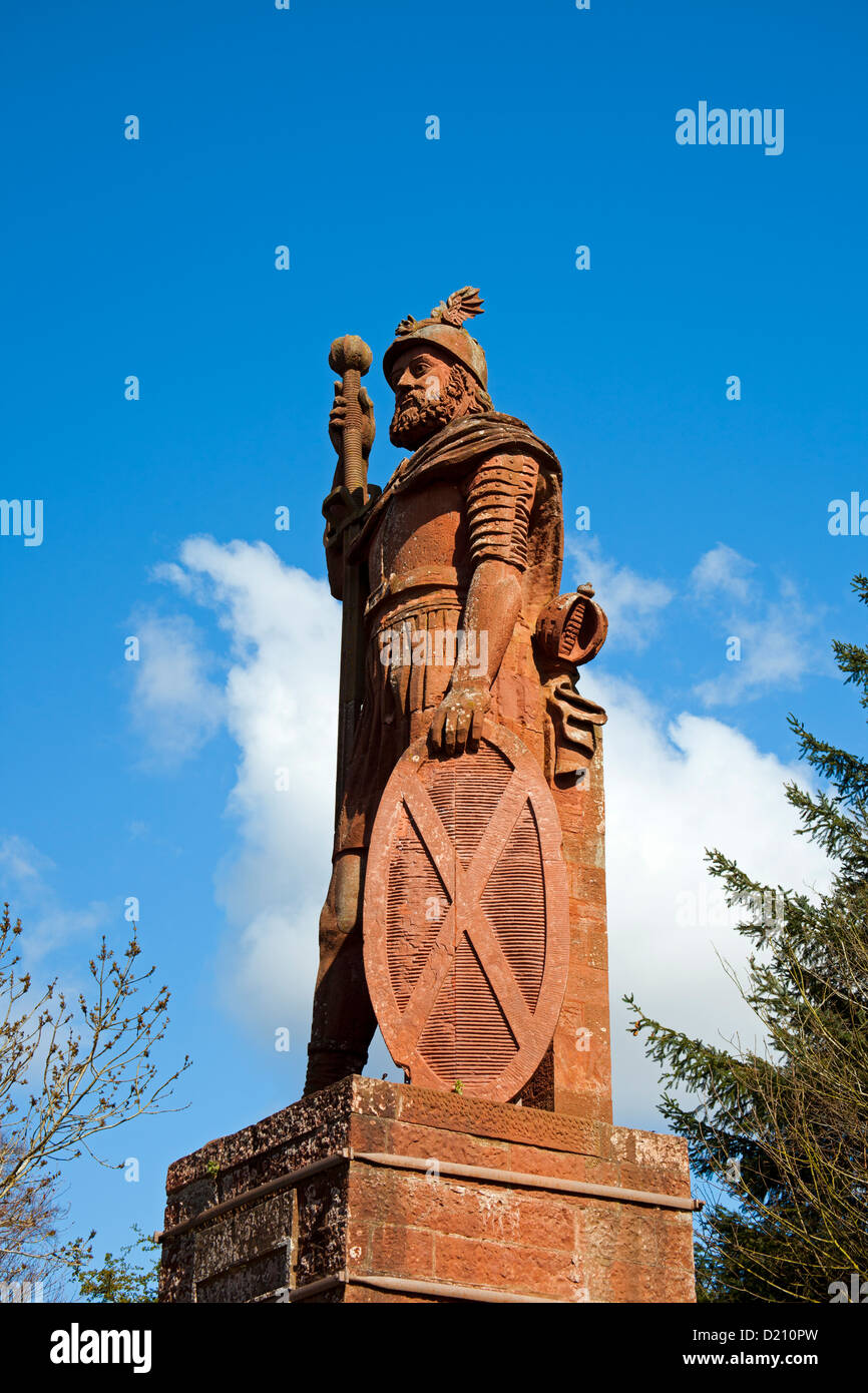 William Wallace Statue, Scottish Borders, Scotland UK Stock Photo