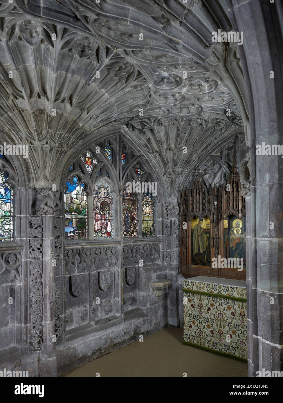 Hereford Cathedral Stanbury Chapel Stock Photo