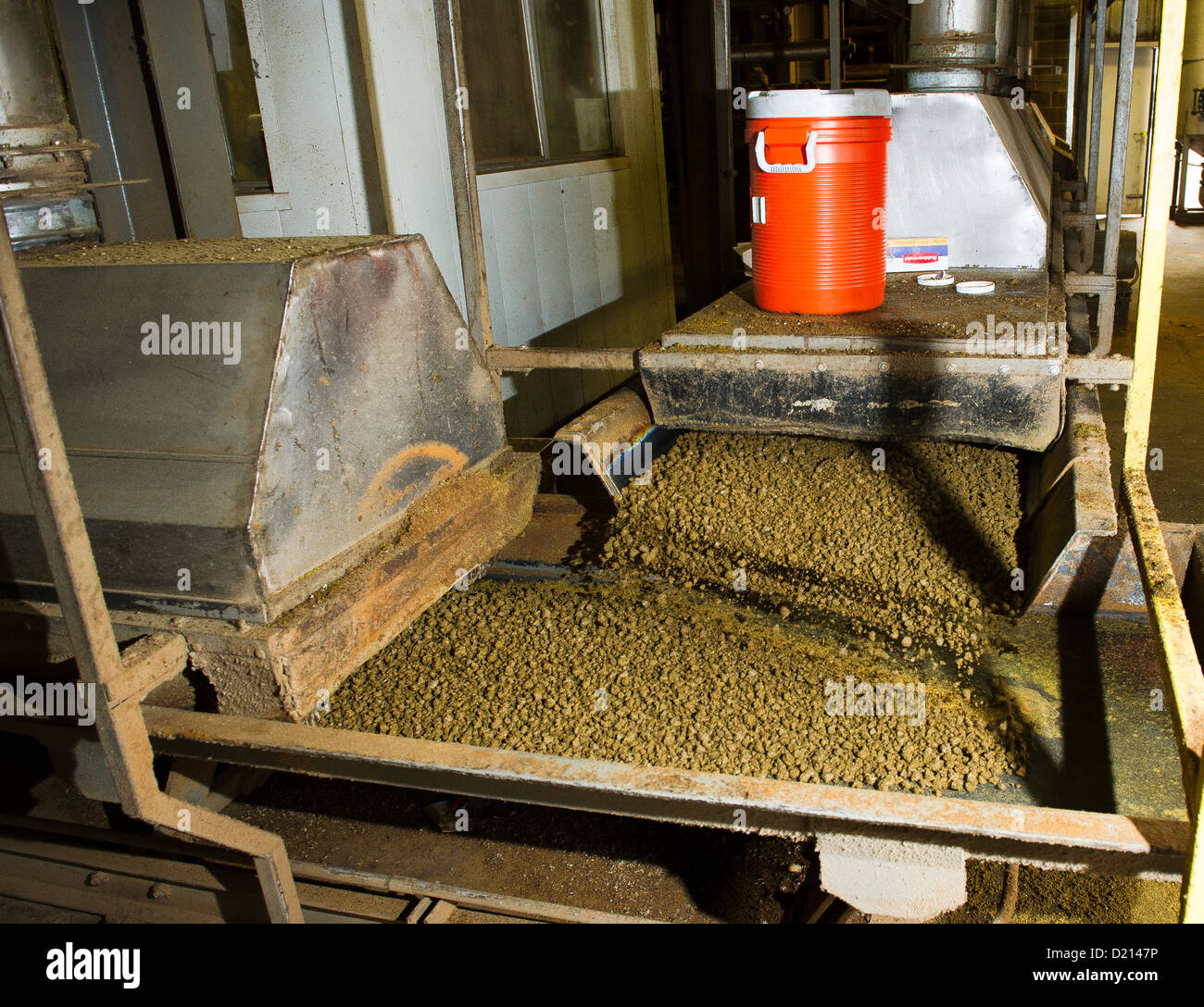 Canola processing at facility in downtown Oklahoma City, OK Stock