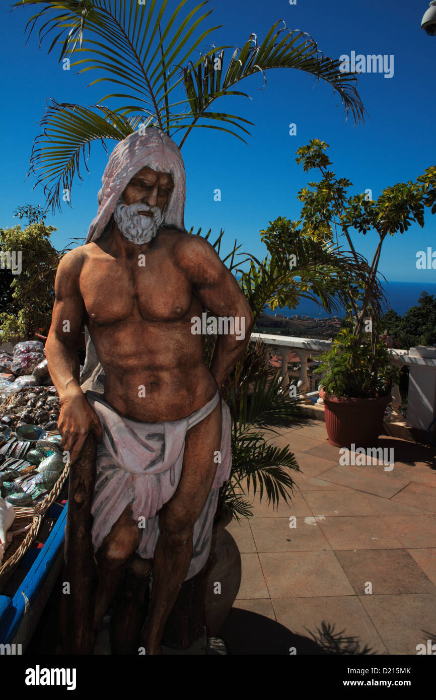 neptune statue in La Orotava village (Spain Stock Photo Alamy