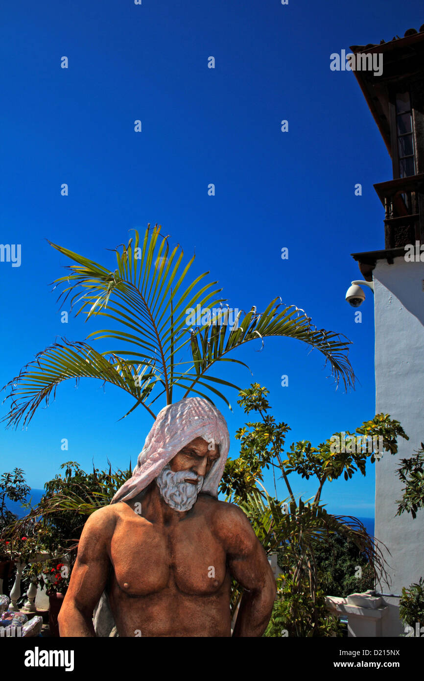 neptune statue in La Orotava village (Spain Stock Photo Alamy