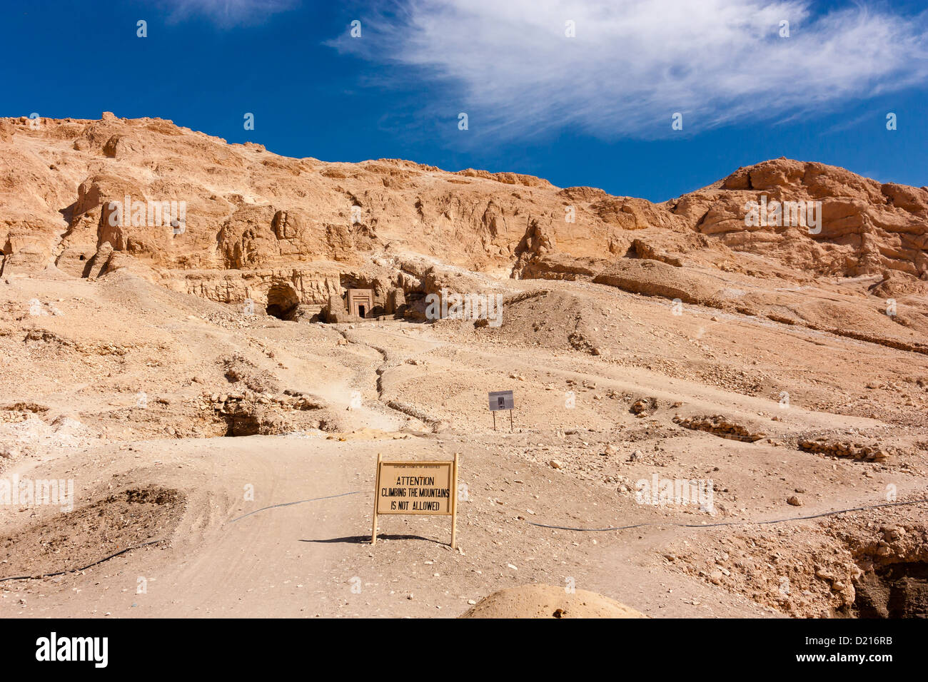 Tomb egypt warning hires stock photography and images Alamy